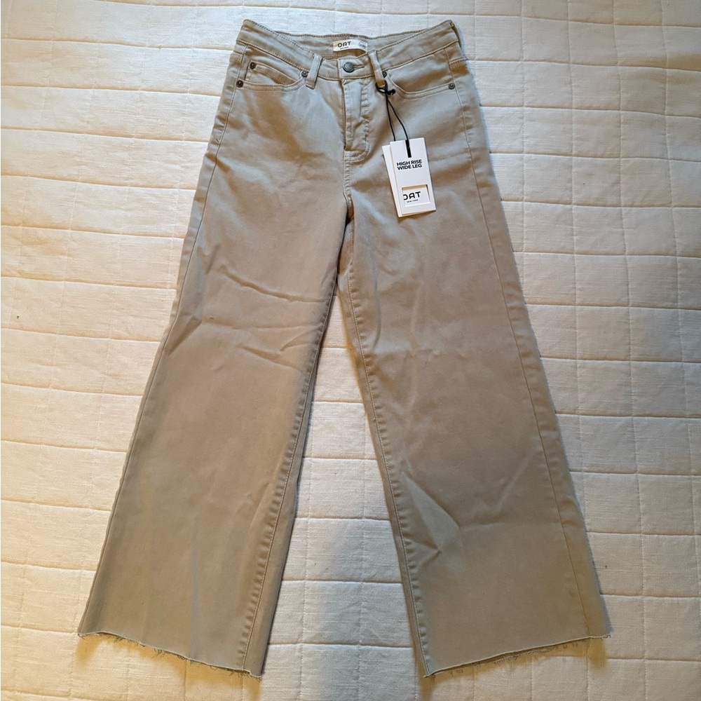 NWT OAT NYC High Rise Wide Leg Pants • Size 28